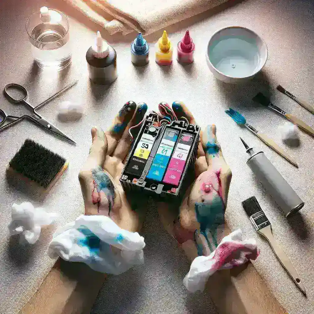 ¿Cómo limpio las boquillas de los cartuchos de tinta obstruidas?