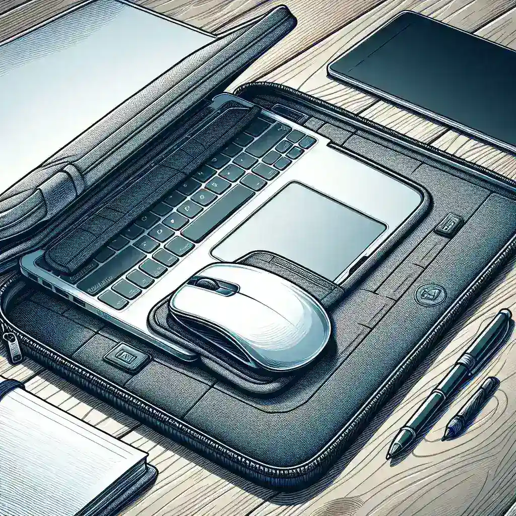 Mengapa beberapa selongsong laptop memiliki alas tetikus bawaan?